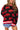 Licensed Arkansas Knit In Rhinestone Sport Stripe Sweater