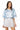 Sample Light Blue & white Jersey Top & Skort Set