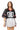 Sample Black, Red & White Jersey Top & Skort Set