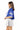 Sample Royal, Navy & White Jersey Top & Skort Set