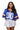 Sample Royal & Orange Jersey Top