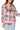 Sample Pink Multi Plaid Red Wine Pouring 'Queen' Sweater