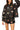 Black Denim Sushi Button Up Collar Top