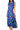 Royal Multi Polka Dot Knit Midi Dress