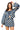 Denim Polka Dot Skirt