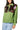 Dark Green Multi Sequin Paillette Cotton Top