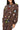 Brown Multi Sequin Flower QOS Card Logo Tie Sweatshirt