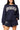 Sample Navy Plaid 'Queen' Sweatshirt