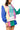 Multi Colorblock Stripe QOS Sparkle Skirt