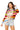 Multi Striped QOS Card Logo Sweater
