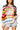 Multi Striped QOS Card Logo Sweater