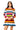Sample Multi Stripe Feather Sleeve Dress