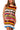 Multi Striped QOS Card Logo Knit Tank Dress
