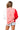 Licensed Sample Alabama Crimson, Pink, & White Colorblock Tonal Rhinestone Mascot Sweatshirt