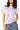Lavender Scattered Jewel QOS Card Logo Tee