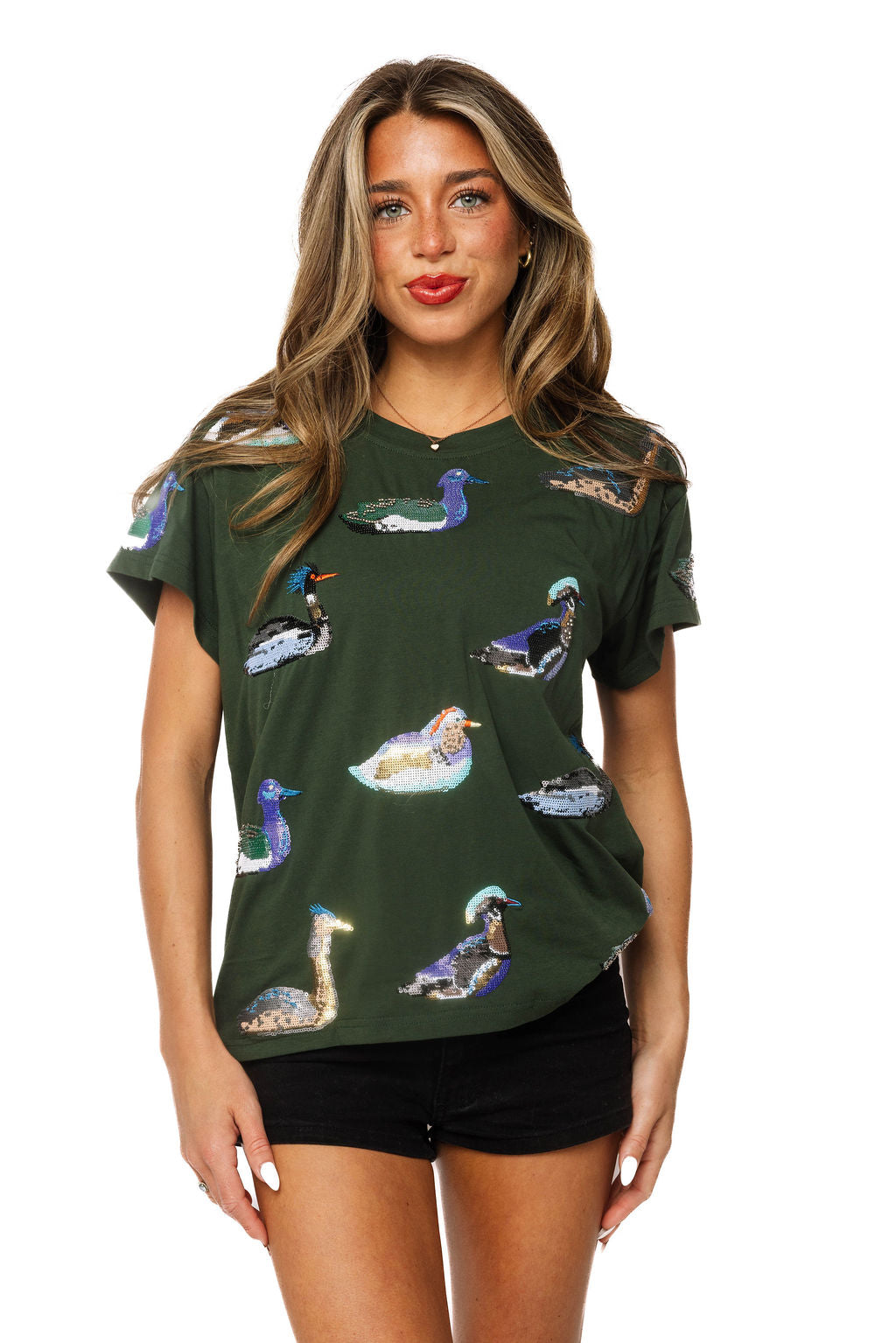 Dark Teal Multi Duck Tee