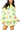 Green Multi Gingham Candy Corn Short