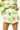 Green Multi Gingham Candy Corn Short