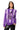 Purple Striped Haunted House Sweater
