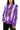 Purple Striped Haunted House Sweater
