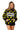Black & Green Polkadot 'Spooky Season' Mockneck Sweater