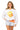 Grey Sequin Flower Candy Candy Corn Sweatshirt