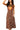 Brown Polkadot Pumpkin Knit Midi Tank Dress