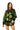 Black & Green Halloween Queen Icon Short