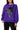 Purple & Black Sequin Flower Cat Sweatshirt
