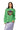 Green Polkadot Scaredy Cat Sweater