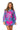 Denim & Pink Sequin Skeleton Button Up Dress