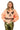 Orange Gingham Pumpkin Face Button Up Cotton Top