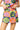 Multi Checkered Pumpkin Knit Skirt