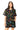 Black Multi Skeleton Cotton Dress