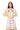 White Multi Butterfly Cotton Tie Up Long Sleeve Top