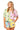 Colorblock Gingham Mahjong Tile Button Up Top