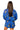 Sample Royal Blue Multi Sailboats Waffle Henley Top & Short Set