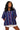 Sample Navy, Red, White, & Royal Rhinestone Striped PJ Top