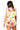 Sample White Multi Knit Fruit Tie Front Tank & Short Set