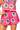 Sample Pink Multi Caviar Cans Cotton Short