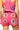 Sample Pink Multi Caviar Cans Cotton Short