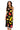 Sample Black Multi Knit Fruit Midi Tank Dress