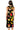 Sample Black Multi Knit Fruit Midi Tank Dress
