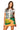 Sample Multi Beach Scene Button Down Knit Tank & Skirt Set