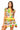 Sample Yellow City Scene Sweater Vest & Skirt Set