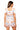 Sample White Striped Seafood Wrap Tie Romper