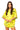 Sample Neon Lime Multi Rhinestone Fish Button Down PJ Top & Short Set