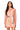 Sample Coral Sheer Fish on Hook Button Down Dress