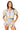 Sample Blue & White Gingham Fries & Ketchup Tie Top & Short Set