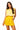 Sample Lemon Bubble Top & Rhinestone Skort Set